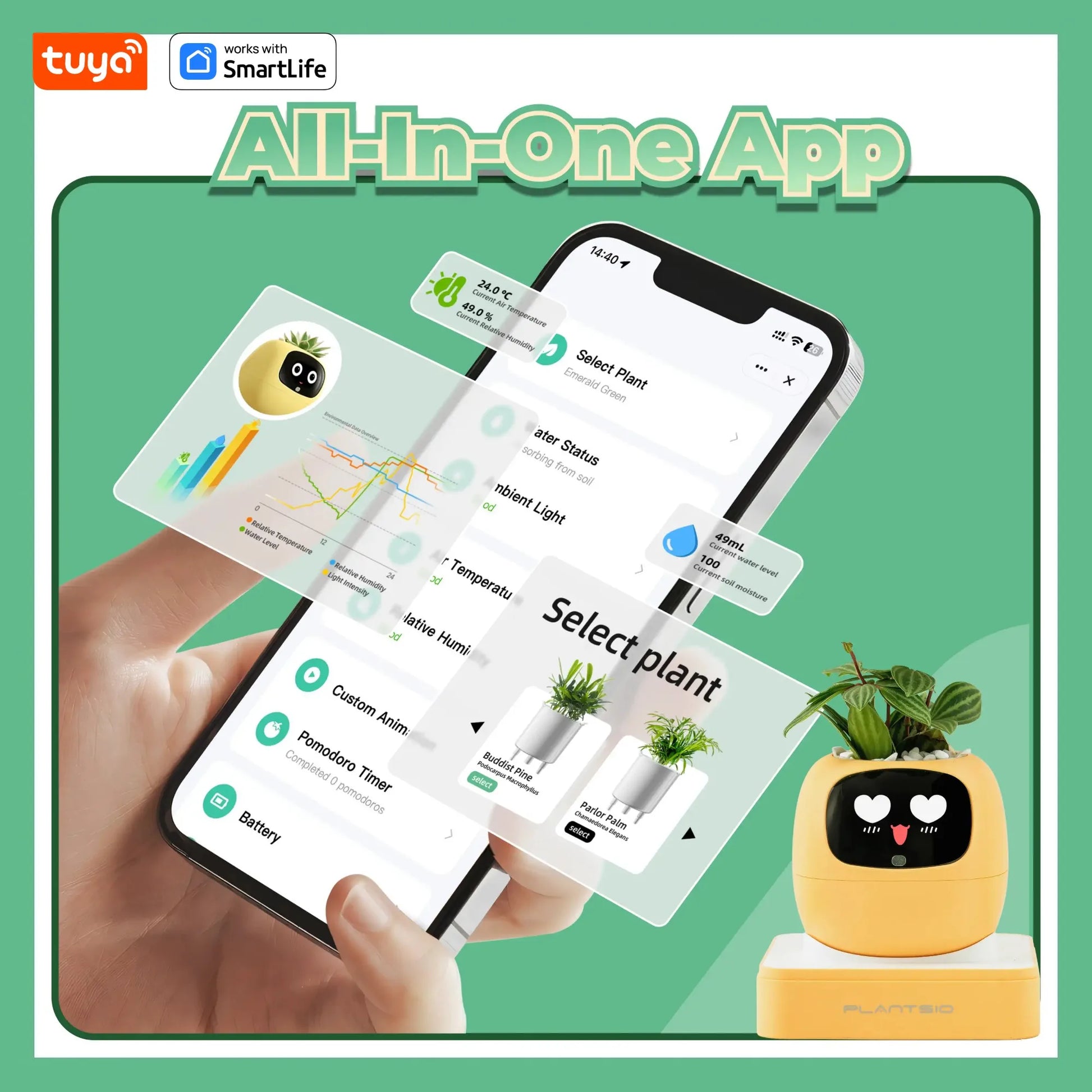 Smart Plant Robot packaging